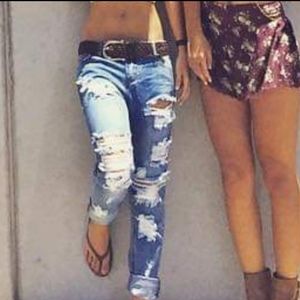 Ripped Boyfriend One Teaspoon Jeans!